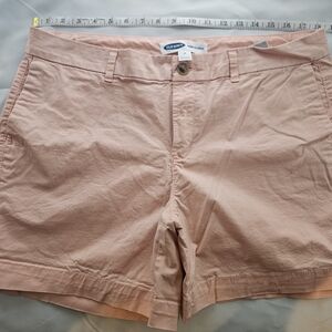Old Navy Peach Casual Chino Bermuda Shorts